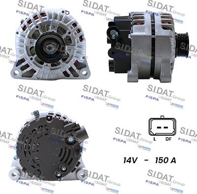 Sidat A12VA0390A2 - Generator alexcarstop-ersatzteile.com