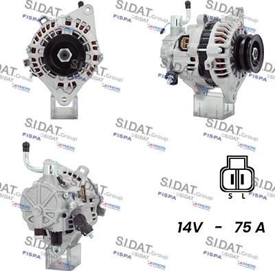 Sidat A12VA0393A2 - Generator alexcarstop-ersatzteile.com