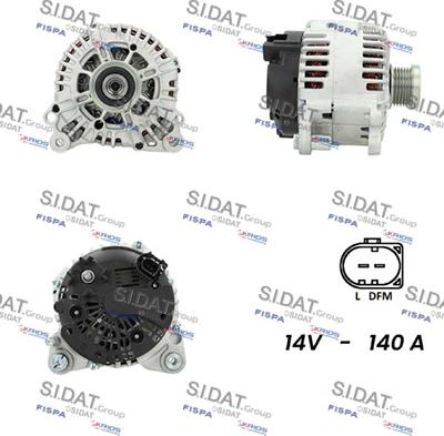 Sidat A12VA0255 - Generator alexcarstop-ersatzteile.com