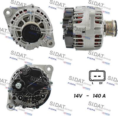 Sidat A12VA0216A2 - Generator alexcarstop-ersatzteile.com