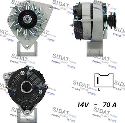 Sidat A12VA0798A2 - Generator alexcarstop-ersatzteile.com