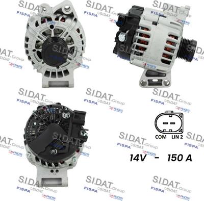 Sidat A12VA1094 - Generator alexcarstop-ersatzteile.com