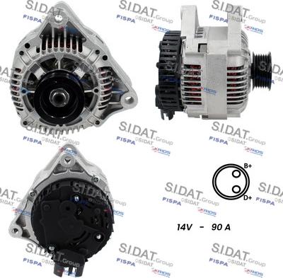 Sidat A12VA1132A2 - Generator alexcarstop-ersatzteile.com