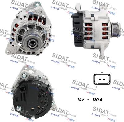 Sidat A12VA1170A2 - Generator alexcarstop-ersatzteile.com