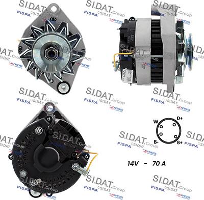 Sidat A12VA1177A2 - Generator alexcarstop-ersatzteile.com