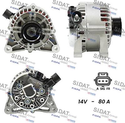 Sidat A12VS0152A2 - Generator alexcarstop-ersatzteile.com