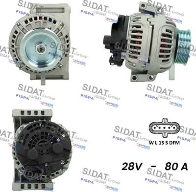 Sidat A24BH0097AS - Generator alexcarstop-ersatzteile.com