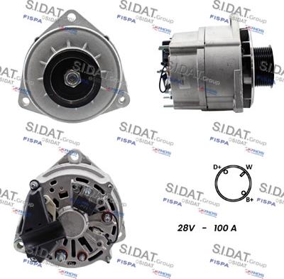 Sidat A24BH0036A2 - Generator alexcarstop-ersatzteile.com