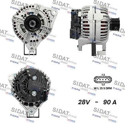 Sidat A24BH0026AS - Generator alexcarstop-ersatzteile.com