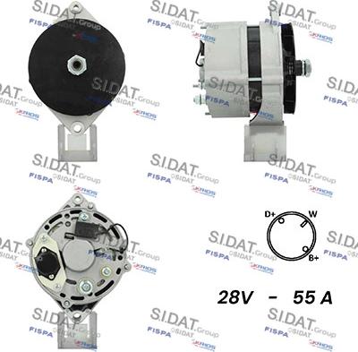 Sidat A24BH0142A2 - Generator alexcarstop-ersatzteile.com