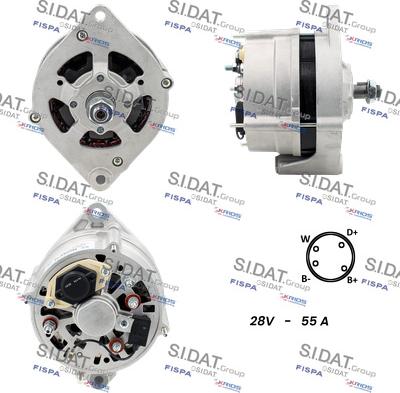 Sidat A24BH0102 - Generator alexcarstop-ersatzteile.com