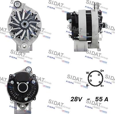 Sidat A24VA0079A2 - Generator alexcarstop-ersatzteile.com