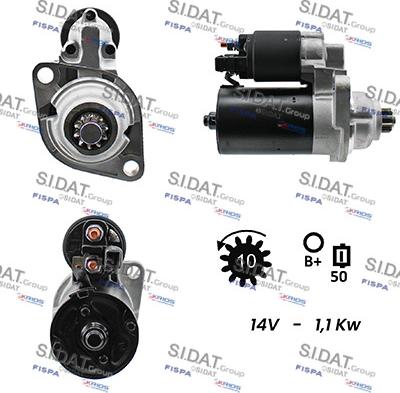 Sidat S12BH0630A2 - Starter alexcarstop-ersatzteile.com