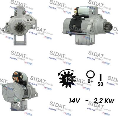 Sidat S12MH0569 - Starter alexcarstop-ersatzteile.com