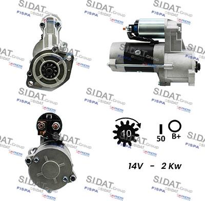 Sidat S12MH0056A2 - Starter alexcarstop-ersatzteile.com