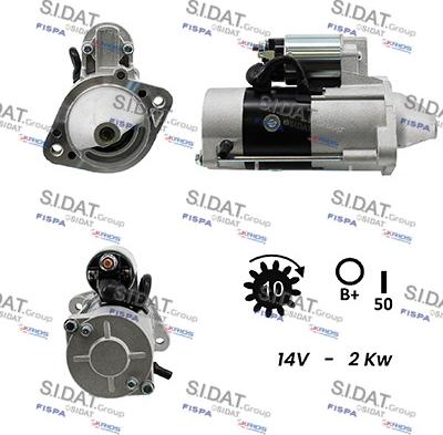 Sidat S12MH0024A2 - Starter alexcarstop-ersatzteile.com