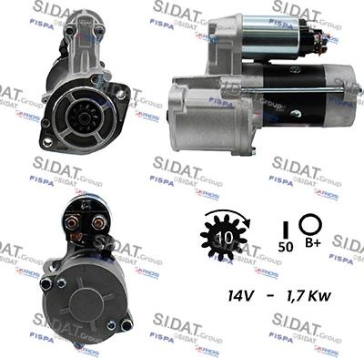 Sidat S12MH0130A2 - Starter alexcarstop-ersatzteile.com