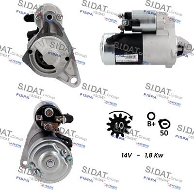 Sidat S12MH0870A2 - Starter alexcarstop-ersatzteile.com