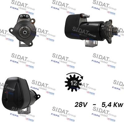 Sidat S24BH0103A2 - Starter alexcarstop-ersatzteile.com