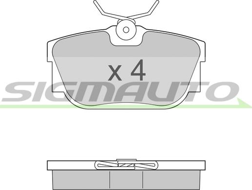 BENDIX 571875 - Bremsbelagsatz, Scheibenbremse alexcarstop-ersatzteile.com