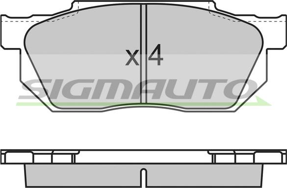 Spidan 30986 - Bremsbelagsatz, Scheibenbremse alexcarstop-ersatzteile.com