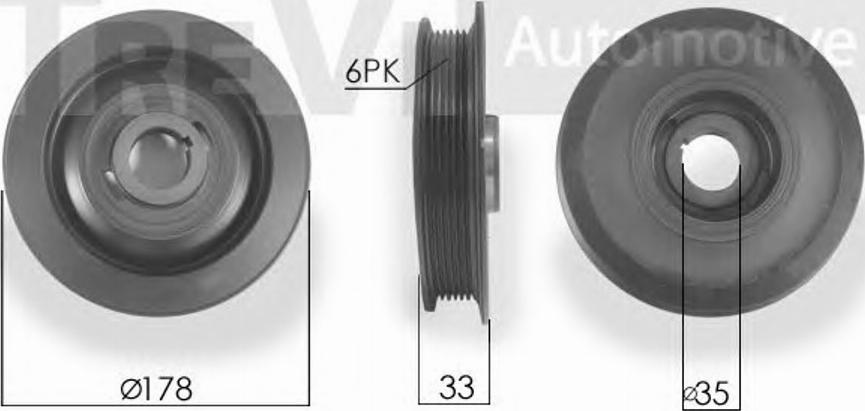 S&K SK429430 - Riemenscheibe, Kurbelwelle alexcarstop-ersatzteile.com