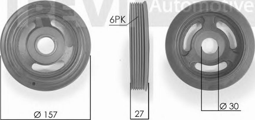 S&K SK769880 - Riemenscheibe, Kurbelwelle alexcarstop-ersatzteile.com