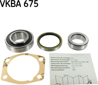 SKF VKBA 675 - Radlagersatz alexcarstop-ersatzteile.com