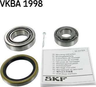 SKF VKBA 1998 - Radlagersatz alexcarstop-ersatzteile.com