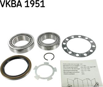 SKF VKBA 1951 - Radlagersatz alexcarstop-ersatzteile.com