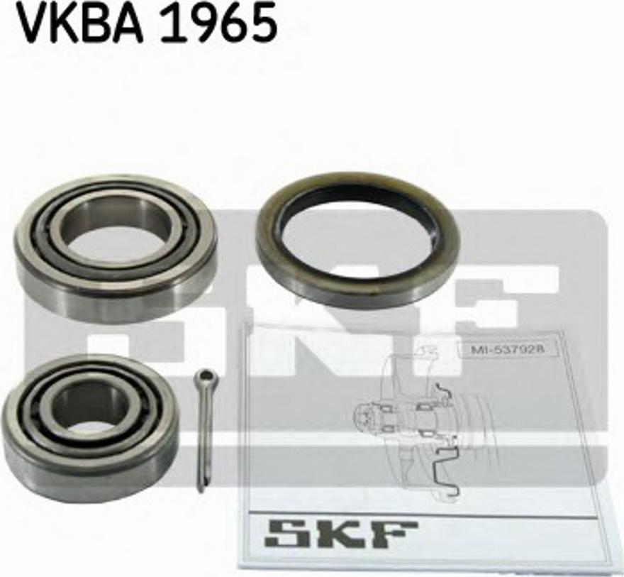 SKF VKBA 1965 - Radlagersatz alexcarstop-ersatzteile.com