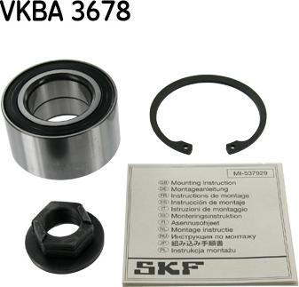 SKF VKBA 3678 - Radlagersatz alexcarstop-ersatzteile.com