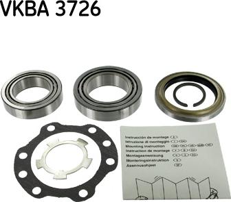 SKF VKBA 3726 - Radlagersatz alexcarstop-ersatzteile.com