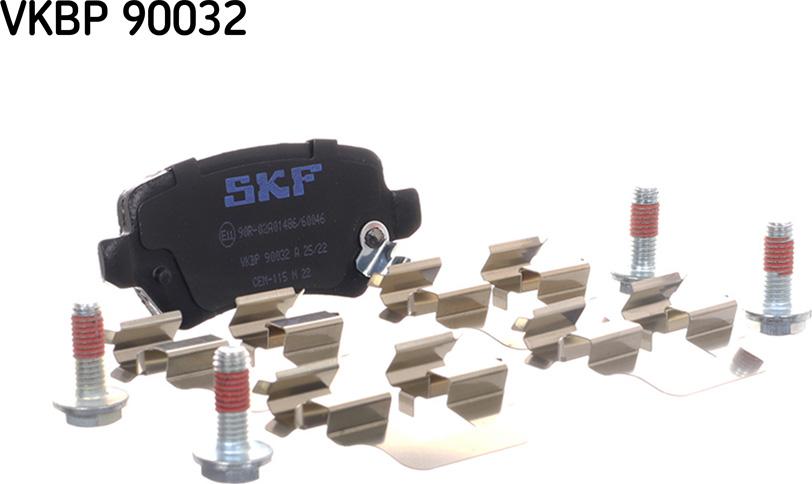 SKF VKBP 90032 A - Bremsbelagsatz, Scheibenbremse alexcarstop-ersatzteile.com