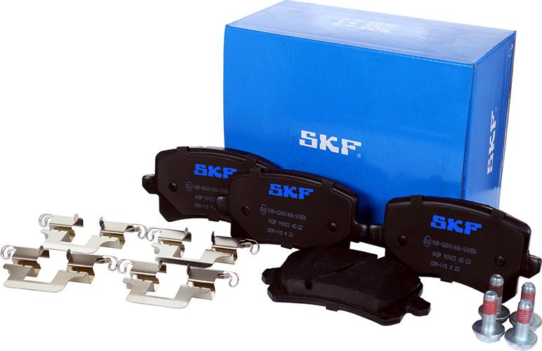 SKF VKBP 90023 - Bremsbelagsatz, Scheibenbremse alexcarstop-ersatzteile.com