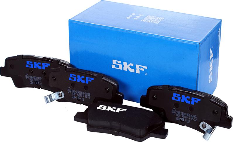 SKF VKBP 90100 A - Bremsbelagsatz, Scheibenbremse alexcarstop-ersatzteile.com