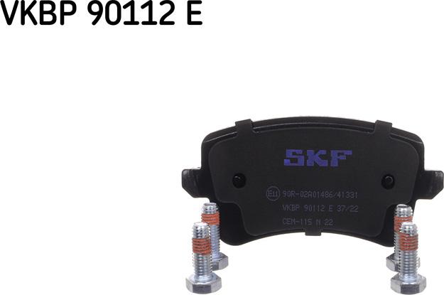 SKF VKBP 90112 E - Bremsbelagsatz, Scheibenbremse alexcarstop-ersatzteile.com