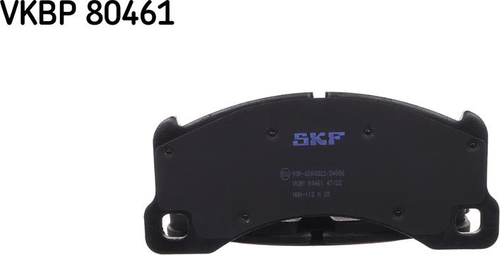 SKF VKBP 80461 - Bremsbelagsatz, Scheibenbremse alexcarstop-ersatzteile.com