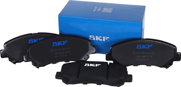 SKF VKBP 80069 - Bremsbelagsatz, Scheibenbremse alexcarstop-ersatzteile.com