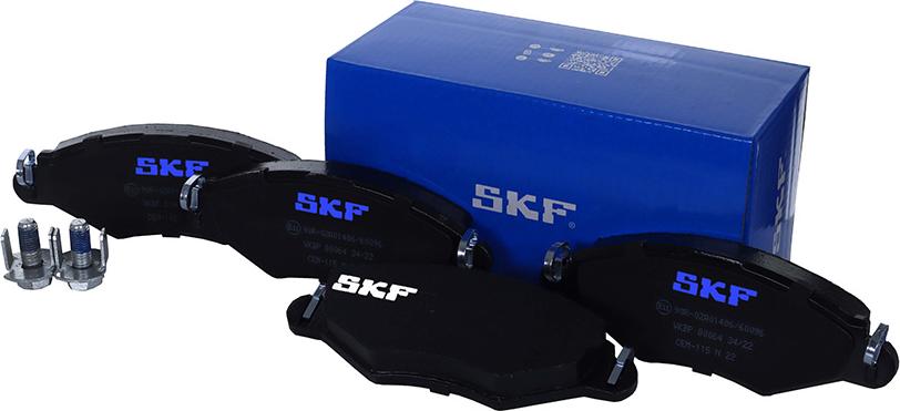 SKF VKBP 80064 - Bremsbelagsatz, Scheibenbremse alexcarstop-ersatzteile.com