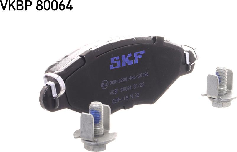 SKF VKBP 80064 - Bremsbelagsatz, Scheibenbremse alexcarstop-ersatzteile.com