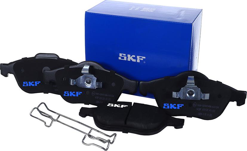 SKF VKBP 80133 - Bremsbelagsatz, Scheibenbremse alexcarstop-ersatzteile.com