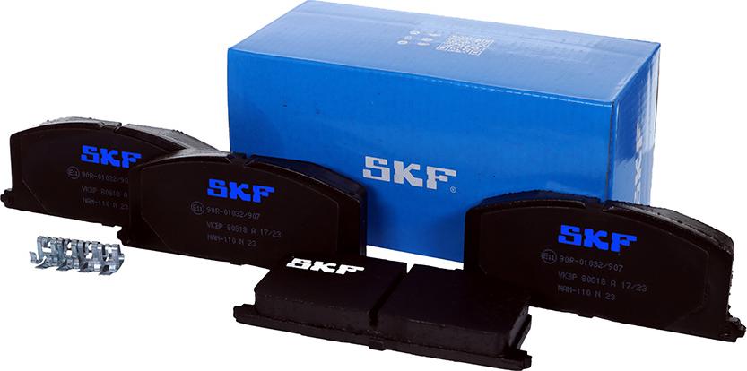 SKF VKBP 80818 A - Bremsbelagsatz, Scheibenbremse alexcarstop-ersatzteile.com