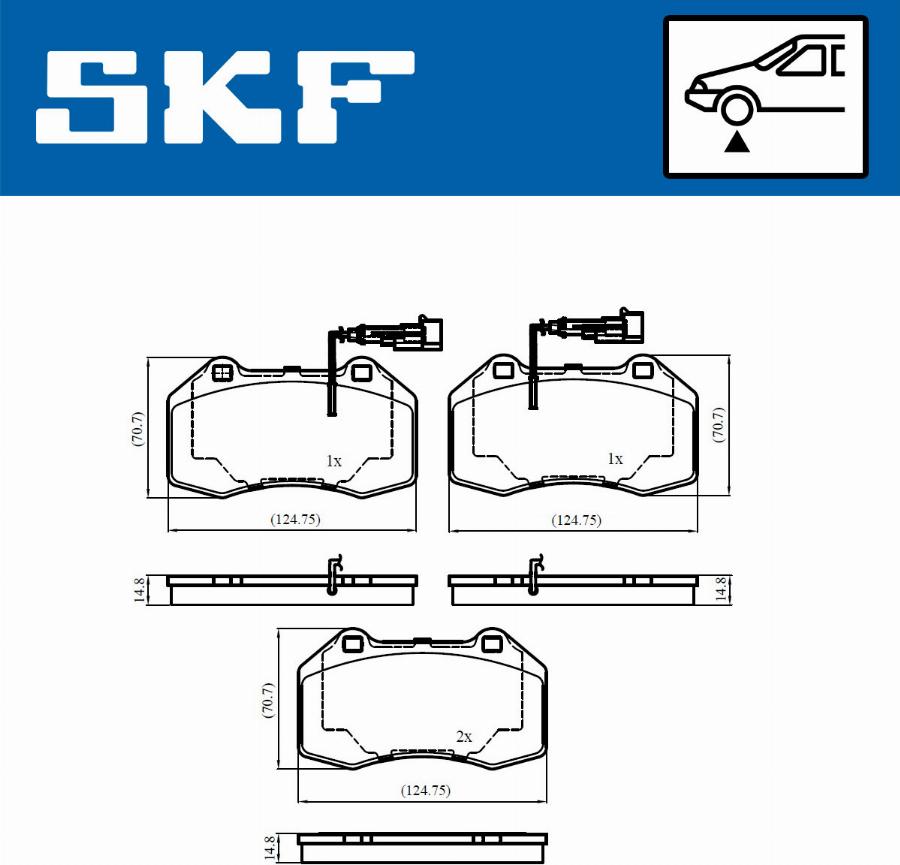 SKF VKBP 80759 E - Bremsbelagsatz, Scheibenbremse alexcarstop-ersatzteile.com