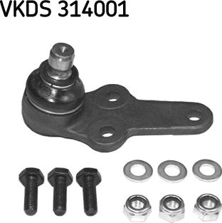 SKF VKDS 314001 - Trag / Führungsgelenk alexcarstop-ersatzteile.com