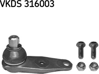 SKF VKDS 316003 - Trag / Führungsgelenk alexcarstop-ersatzteile.com