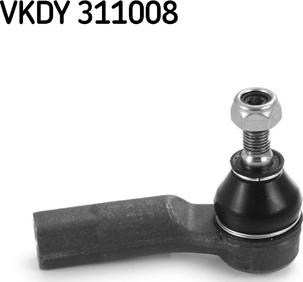 SKF VKDY 311008 - Spurstangenkopf alexcarstop-ersatzteile.com