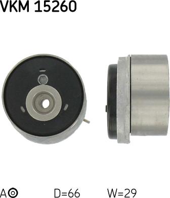 SKF VKM 15260 - Spannrolle, Zahnriemen alexcarstop-ersatzteile.com