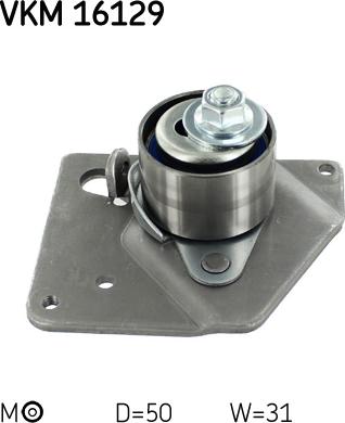 SKF VKM 16129 - Spannrolle, Zahnriemen alexcarstop-ersatzteile.com