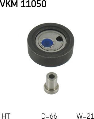 SKF VKM 11050 - Spannrolle, Zahnriemen alexcarstop-ersatzteile.com